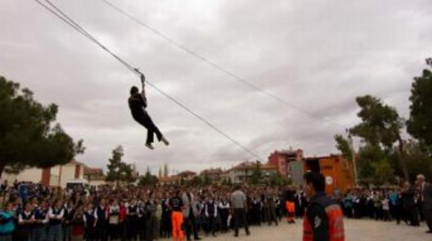 Afad&rsquo;dan Dazkırı&rsquo;da Okul Tahliyesi Tatbikatı