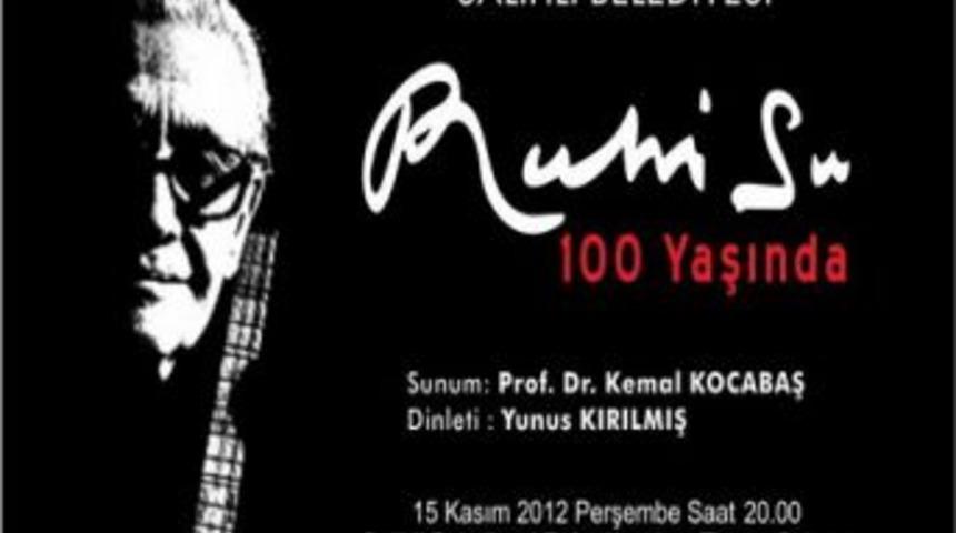 Salihli'de, &ldquo;ruhi Su 1oo Yaşında&rdquo; Etkinliği D&uuml;zenlendi