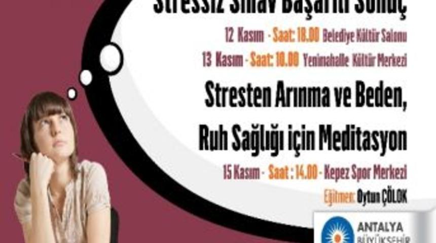 Sınav Stresi Ve Meditasyon Konferansı