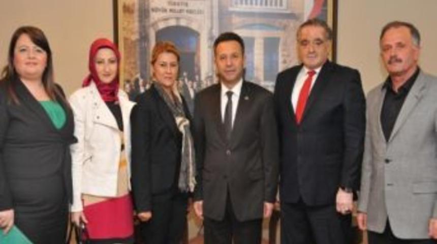 Sadef 6. B&ouml;lge&rsquo;den Vali Aksoy&rsquo;a Ziyaret