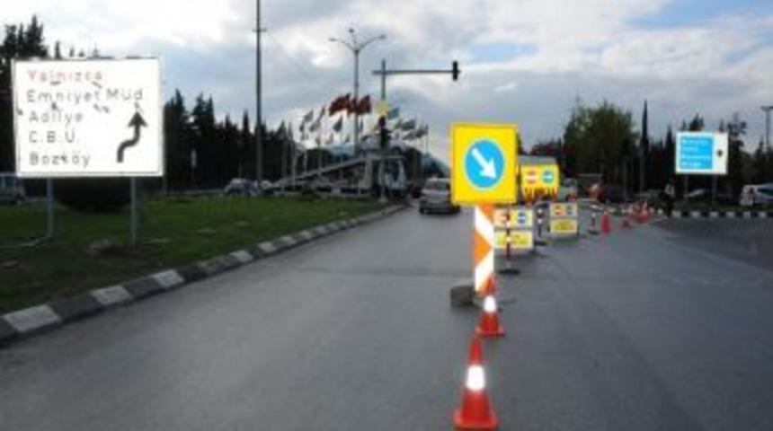 Kess Kavşağı'ndaki &Ccedil;alışmalar Nedeniyle G&uuml;zergahlar Değişti