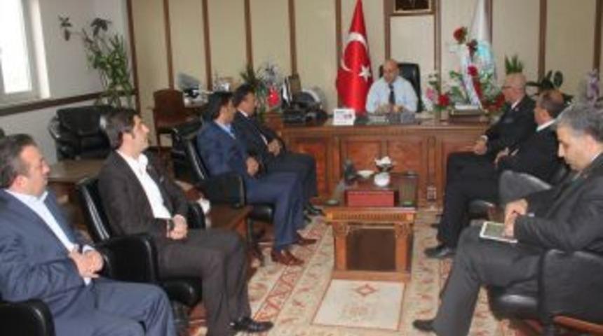 T&Uuml;MSİAD, Kamu Hastaneler Kurumu Erzurum Genel Sekreteri Erdoğan&rsquo;ı Ziyaret Etti