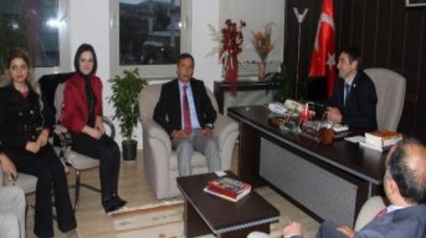 Ak Parti &Ccedil;orum İl Başkanı Ceylan&rsquo;dan Baro&rsquo;ya Ziyaret
