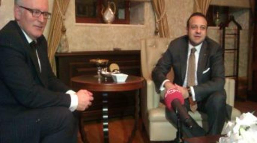 Bakan Bağış, Hollanda Dışişleri Bakanı'nı Ağırladı