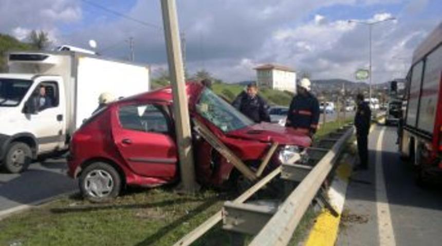 Kızını g&ouml;rmeden ambulansa binmedi
