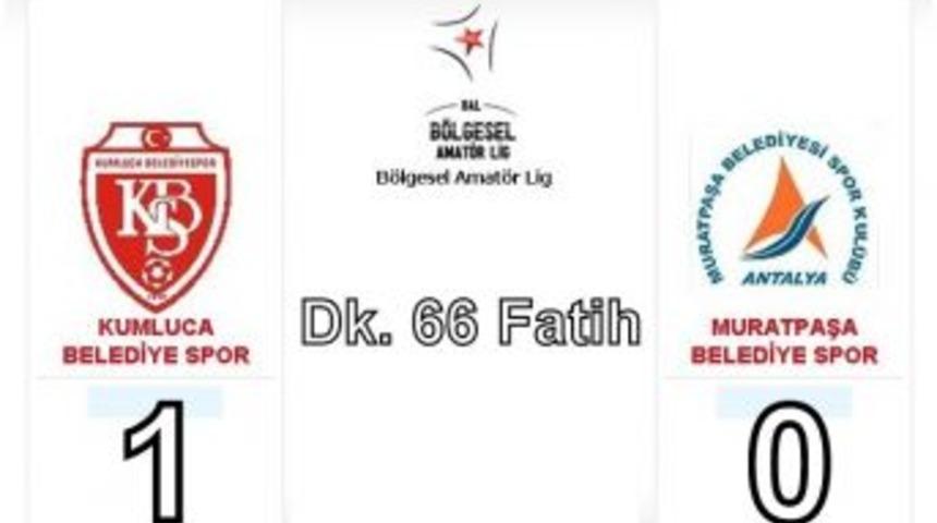 Kumluca Belediye 1 - 0  Muratpaşa Belediye