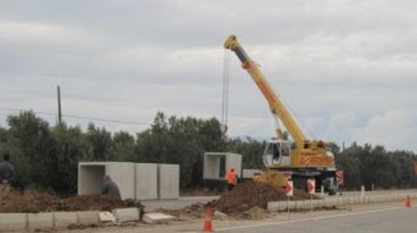 G&ouml;me&ccedil;&rsquo;te Menfez Yapım &Ccedil;alışmaları Hızlandı