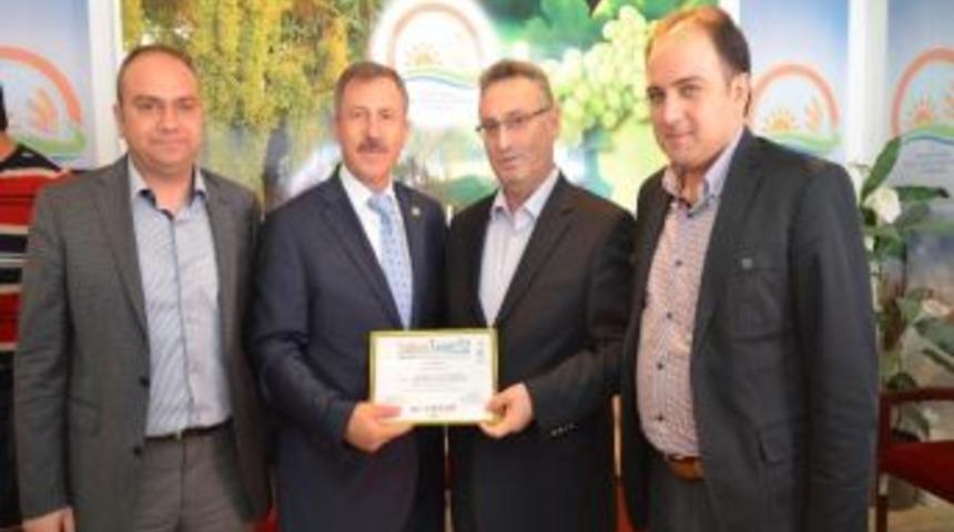 Manisa Tarım Fuarı Katılımcılarına Belge