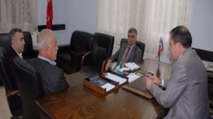 Başkan B&uuml;y&uuml;kaslan'dan Dr. H&uuml;seyin Şen'e Ziyaret