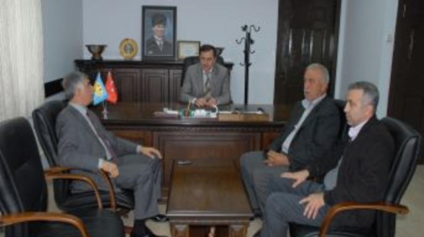 Başkan B&uuml;y&uuml;kaslan, Genel Sekreter Şen&rsquo;i Ziyaret Etti