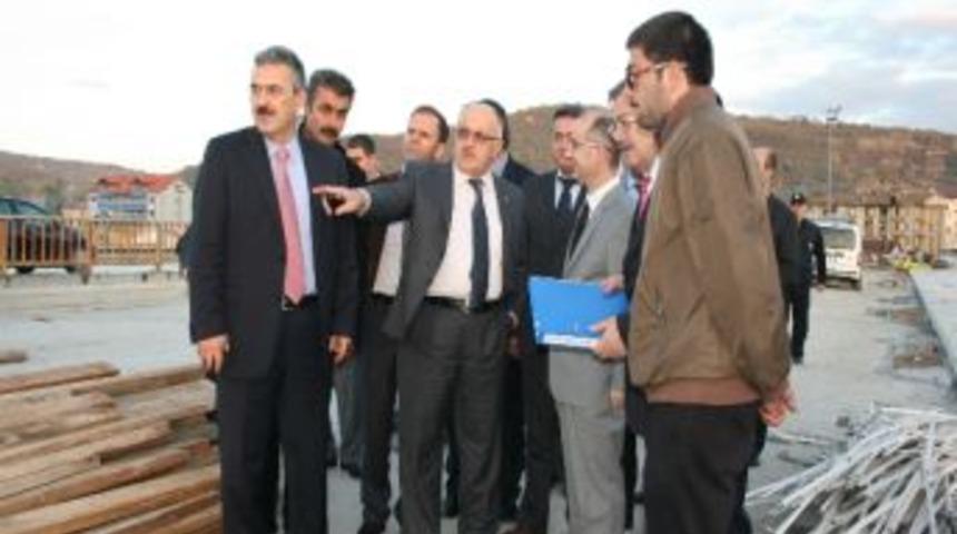 Bakan Yardımcısı Baş, &Ccedil;aycuma'da İncelemelerde Bulundu