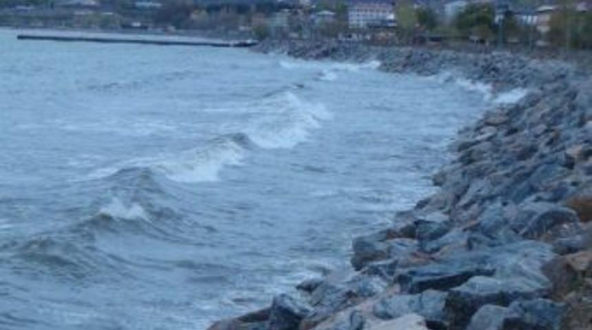 Van G&ouml;l&uuml;'nde Fırtına