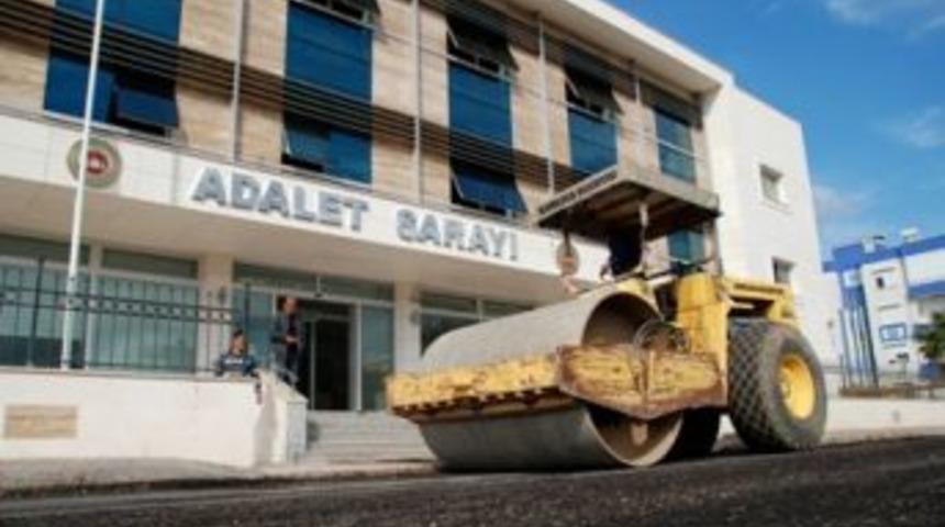 Yeni Adalet Sarayı&rsquo;nın &ccedil;evresi d&uuml;zenlendi