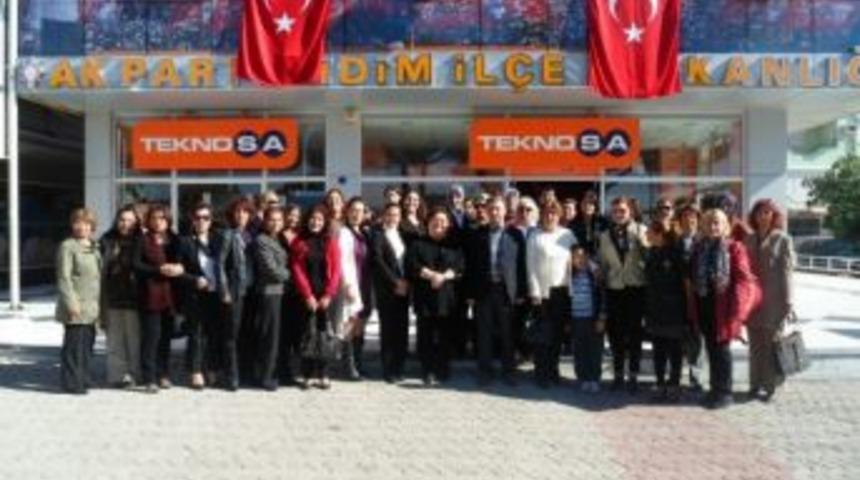 Eski Bakan G&uuml;ldal Akşit&rsquo;ten Didim Al Parti'ye S&uuml;rpriz Ziyaret