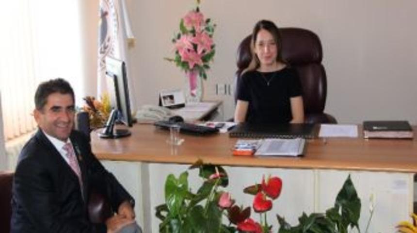 Didimli Rotaryenlerden Yeni Başhekime Ziyaret