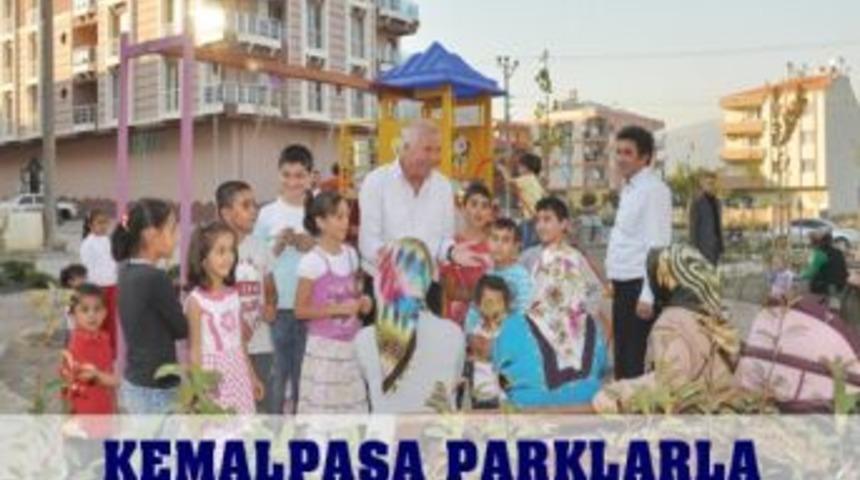 Kemalpaşa Parklarla G&uuml;zelleşiyor