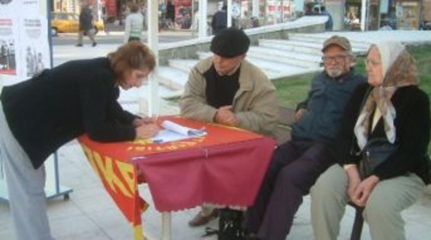 Burhaniye&rsquo;de Tkp&rsquo;den İmza Kampanyası