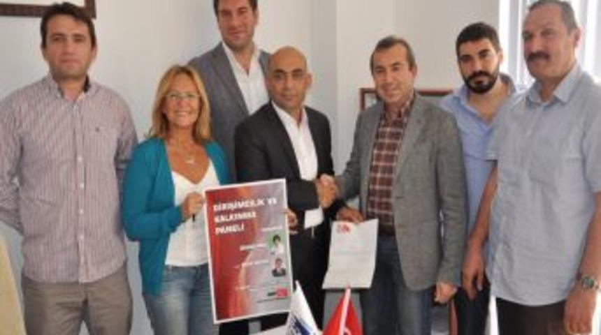 CHP Bodrum Il&ccedil;e Y&ouml;netimi BOSİAD&rsquo;ı Ziyaret Etti