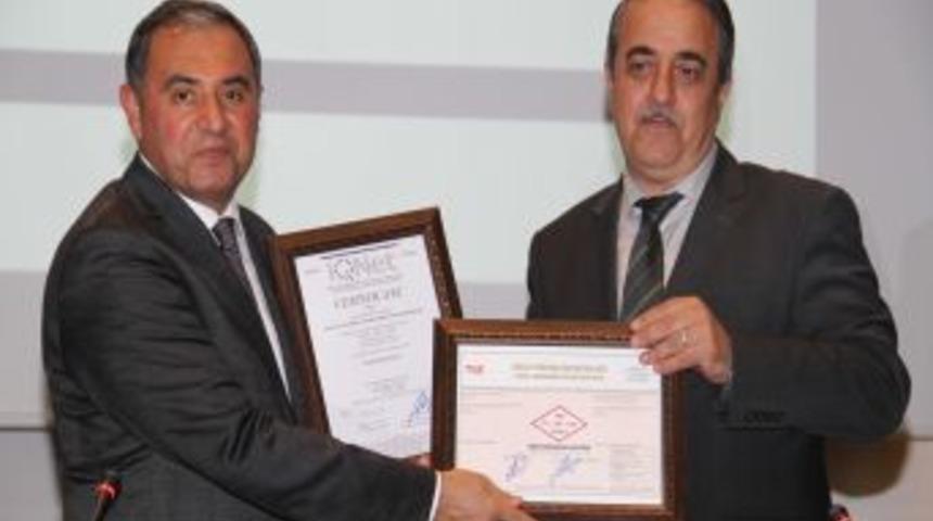 Adana OSB'ye Enerji Y&ouml;netim Sistemi Belgesi