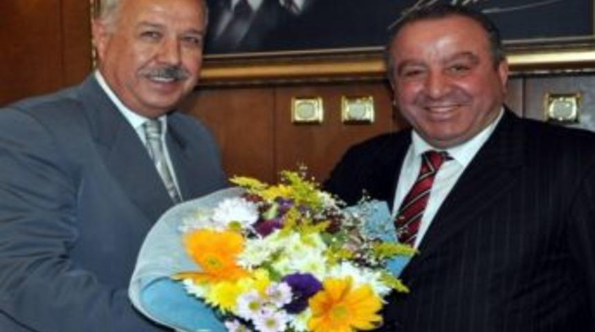 Chp İl Başkanı Halil Furat'tan Başkan Akdemir&rsquo;e Ziyaret