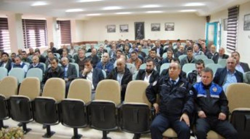 Okul Servisi Şof&ouml;rlerine Eğitim Semineri Verildi