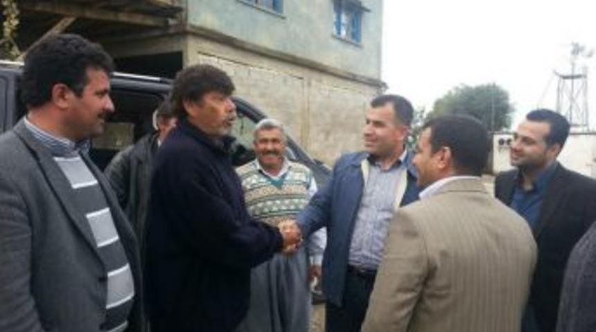 Başkan &Ccedil;ırak, ekibiyle k&ouml;yleri ziyaret etti