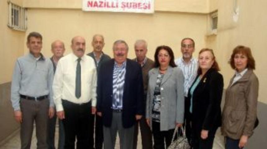 Chp&rsquo;den Emekliler Derneği Ve Eğitim-iş&rsquo;e Teşekk&uuml;r Ziyareti