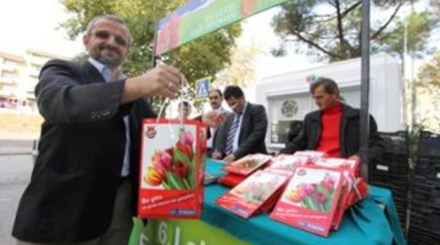 Lale satışları 14 noktada başladı