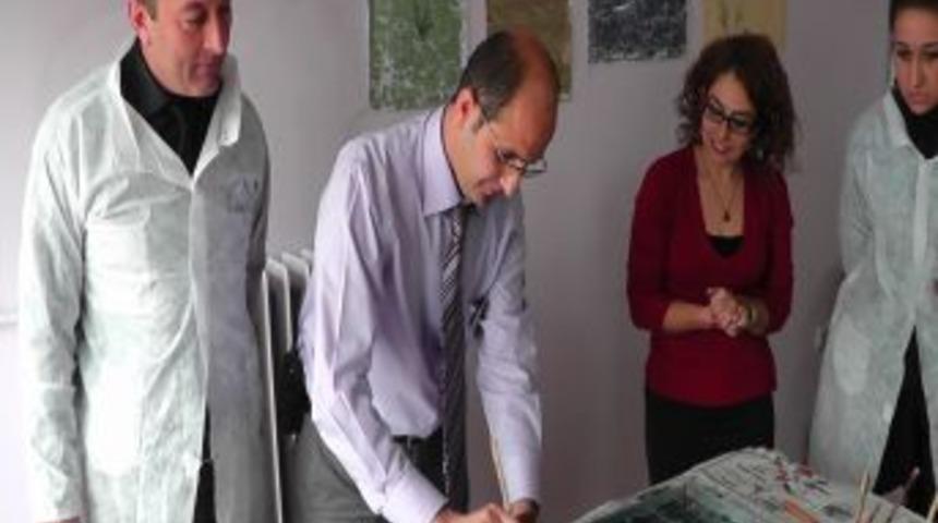 Elmadağ Emniyeti'nde Personele Ebru Kursu