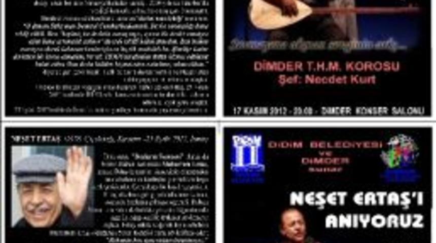 Neşet Ertaş Didim&rsquo;de Anılacak