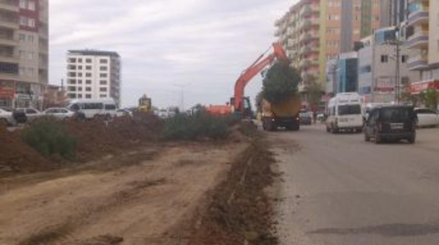 &Ccedil;evreciler, Yol Inşaatı Sırasındaki Ağa&ccedil; Kesimine Tepki G&ouml;sterdi