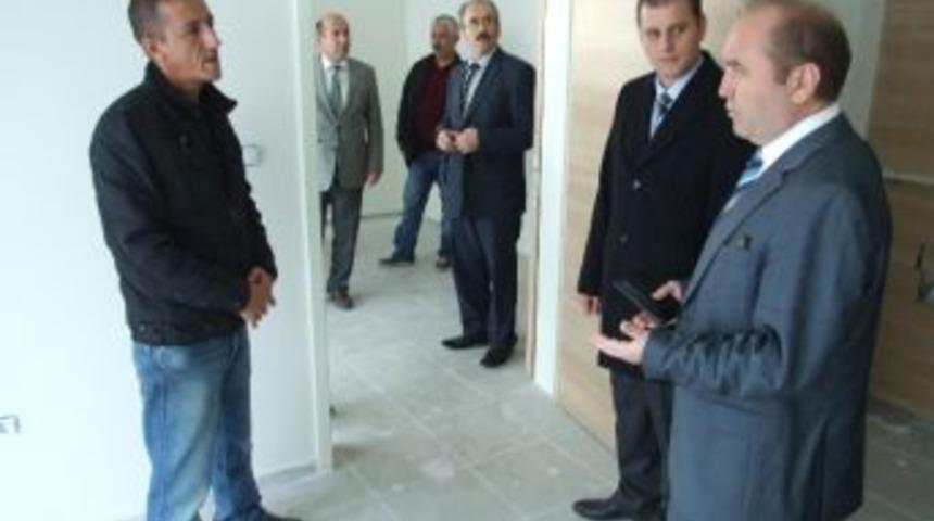 Kaymakam Katırcı, Hastane İnşaatını İnceledi