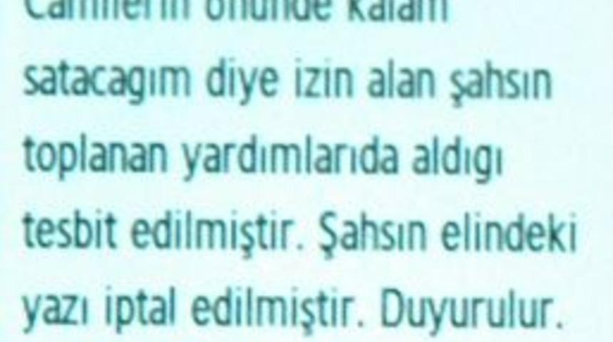 Camilerde Toplanan Bağışları Alarak Kayıplara Karıştı