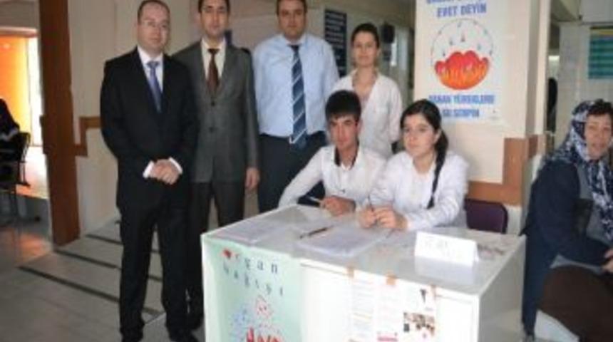 Kula Devlet Hastanesi'nde Organ Bağış Standı A&ccedil;ıldı