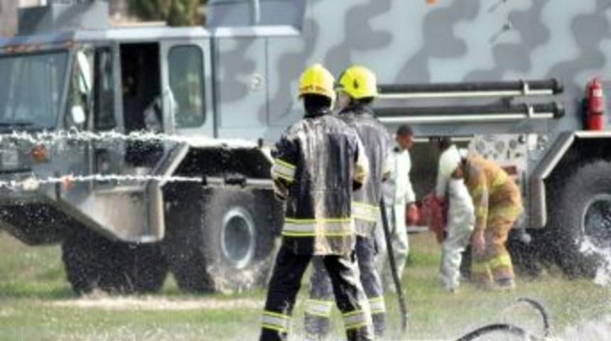 Dalaman Havalimanı&rsquo;nda Yangın Tatbikatı