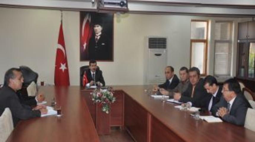 Tarsus'ta Sivil Savunma Toplantısı Yapıldı