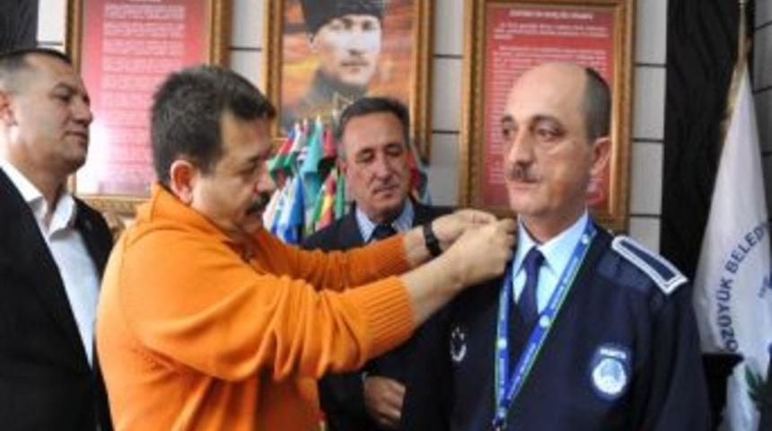 Boz&uuml;y&uuml;k Belediyesi&rsquo;nde Terfi T&ouml;reni