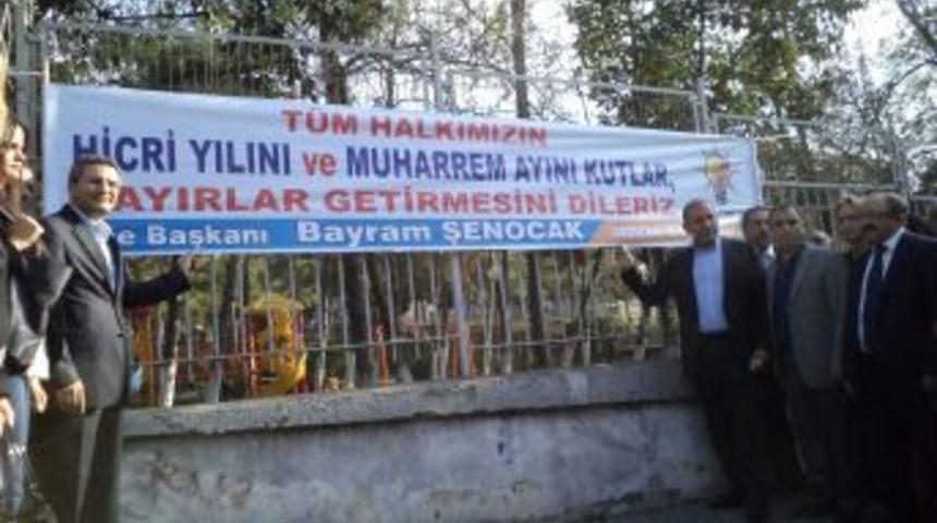 AK Parti Pankartına CHP Tepkisi