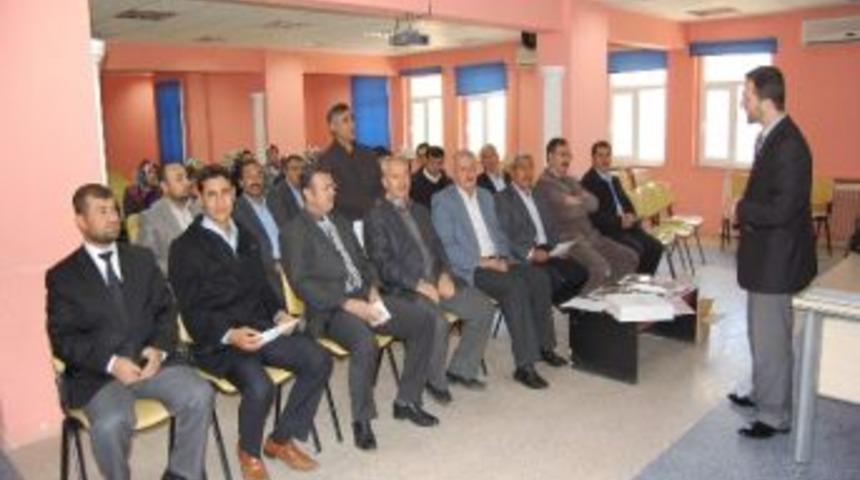 Samsat&rsquo;ta Din G&ouml;revlileri Toplantıda Bir Araya Geldi