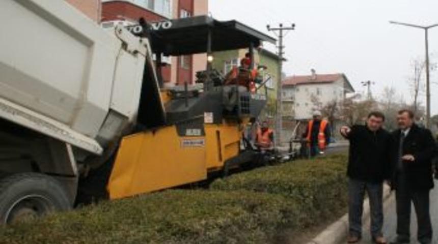 Gerede&rsquo;de Asfaltlama &Ccedil;alışmaları Başladı