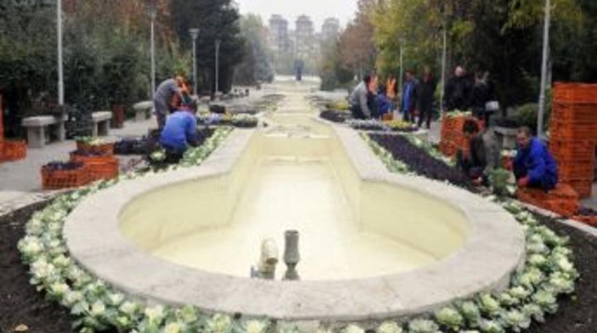 Cemre Parkı&rsquo;na 10 Bin Kış &Ccedil;i&ccedil;eği