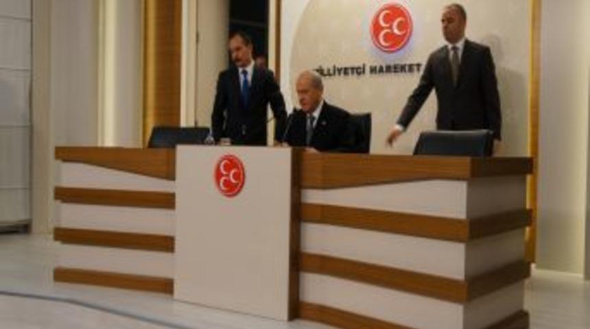 MHP'nin Yeni Y&ouml;netimi Bah&ccedil;eli Başkanlığında Toplandı