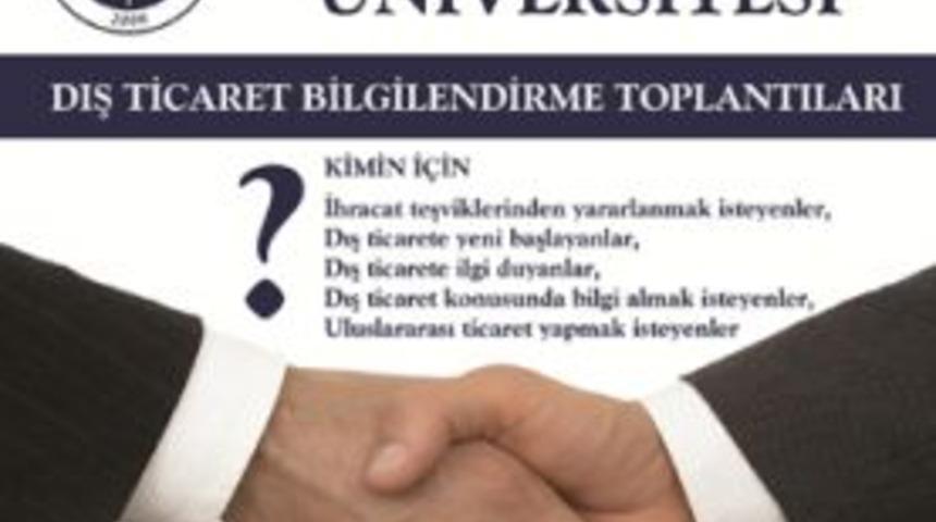 AR&Uuml;, Dış Ticaret toplantısı d&uuml;zenleyeck