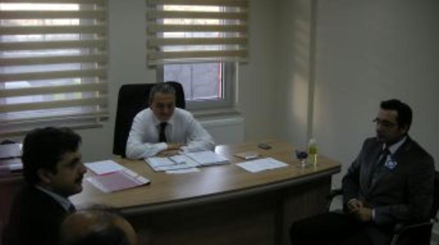 Kamu hastaneler birliği sekreterine ziyaret