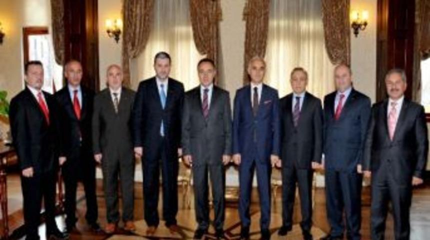 M&uuml;siad Genel Başkanı Olpak, Vali Altıparmak&rsquo;ı Ziyaret Etti