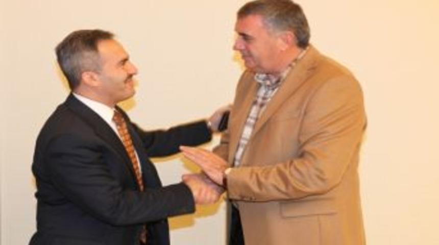 Başkan To&ccedil;oğlu, T&uuml;msiad Başkanı Murat Kesik&rsquo;i Ağırladı