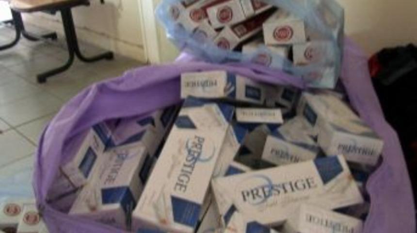 Suşehri&rsquo;nde 20 Bin Paket Ka&ccedil;ak Sigara Yakalandı