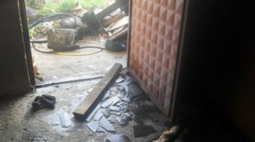 G&ouml;khasan K&ouml;y&uuml;nde yangın