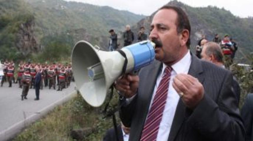 Giresun'da &Ccedil;&ouml;p Mitingi