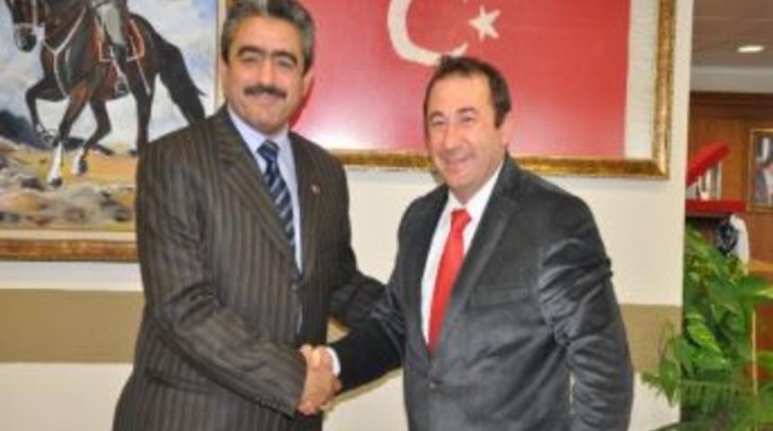 Yeni Telekom M&uuml;d&uuml;r&uuml; G&ouml;k, Başkan Alıcık&rsquo;ı Ziyaret Etti